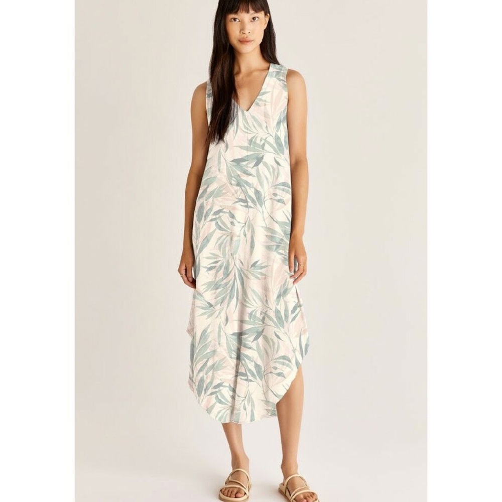 Z Supply Reverie Oasis Dress Women's- Moss Grey